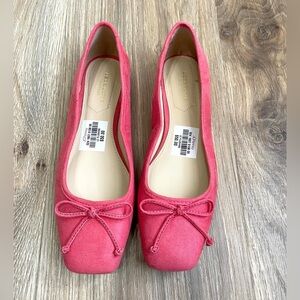 Liz Claiborne Women's 7 M NEW  Flushing Rose Garden Slip On with Bow Flat Shoes